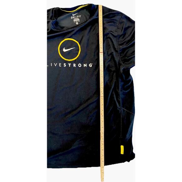 Vintage Nike Livestrong Cycling Mens T-Shirt Size XL Dri Fit Authentic - Picture 4 of 5